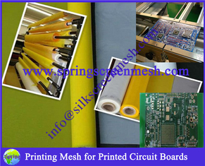 China PCB printing material 100% polyester screen mesh supplier