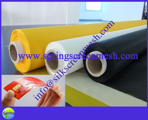 China Credit cards screen printing mesh supplier