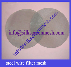 China stainless steel wire filter mesh supplier