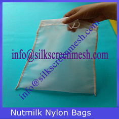 China 120 micron food grade drawstrings nutmilk mesh bag/nutmilk filter bag/ nutmilk nylon bag supplier