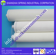 China Manufacturer 43T/110mesh Polyester Screen Printing Mesh / Whole Screen Printing Yellow/White supplier