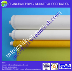 China polyester monofilament mesh for screen printing 43T Yellow/White  printing boting cloth supplier