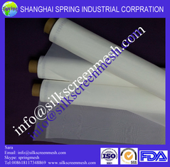China High-quality Polyester Screen Printing Mesh for T-shirts China Supplier DPP64,55um white/yellow supplier