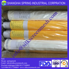China 110T-40um(280mesh)White woven monofilament fabric/Screen Printing Mesh supplier