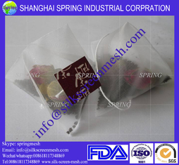 China Empty PET mesh tea bag for sale/filter bags supplier