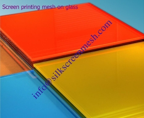 China Screen printing on glass / screen printing mesh supplier
