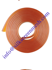 China Polyurethane Silk Screen Squeegee Rubber Scraping Strip 4m / Roll Length supplier