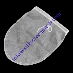 China Plain Weave Nylon Filter Cloth Mesh / Nut Milk Filter Bag 80 Mesh Customized Shape supplier