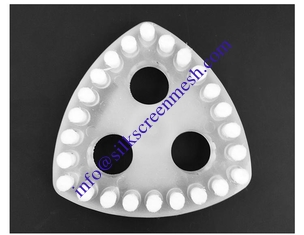 China Polyurethane Material Flour Mill Accessories Screen Cleaning Accessories Triangle Shape supplier