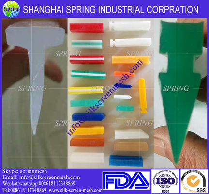 Screen printing rubber squeegee for standard textile 75 shore