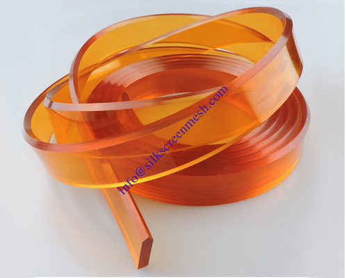 Polyurethane Silk Screen Squeegee Rubber Scraping Strip 4m / Roll Length