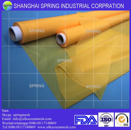 White screen meshes for textile printing(7T-200T)/polyester screen printing mesh