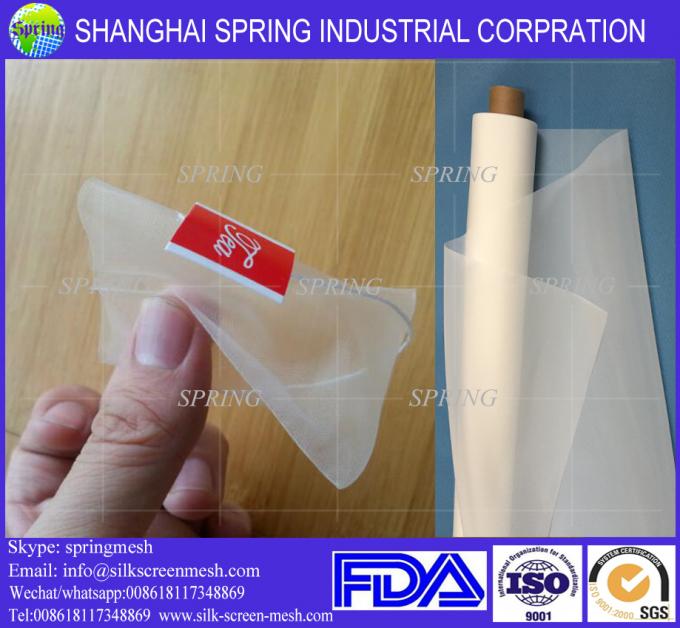 chemical industry Hanging under the blown away soaking 160 micron nylon tea bag filter mesh/filter bags