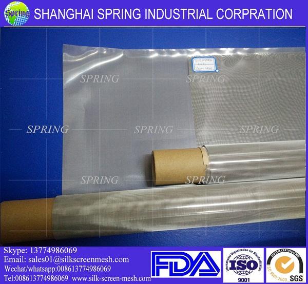 Shanghai Spring factory Polyester or nylon silk screen printing mesh/fabric