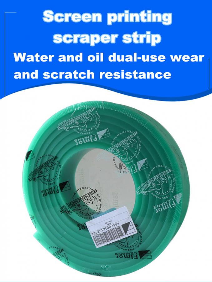 French FIMOR screen printing scraper / strip / rubber 50 * 9 / 65 degrees / 70 degrees / 75 degrees / 80 degrees