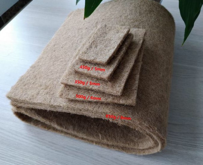 Hot Sale 100% Biodegradable Natural Jute Material Felt Fabric for Seed Growing