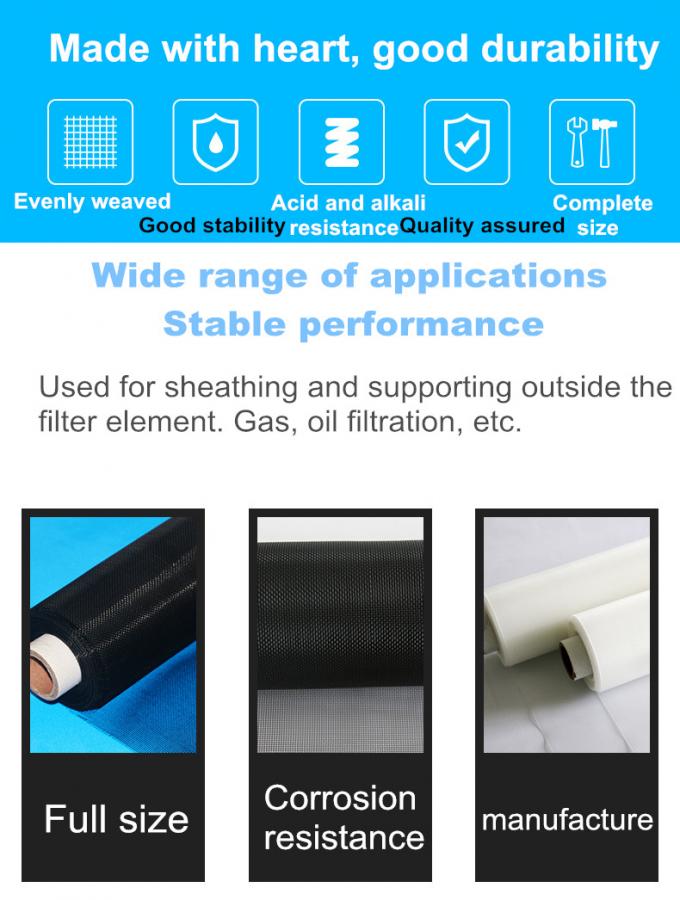 40 mesh polypropylene mesh PP filter mesh cloth food grade plain monofilament filter