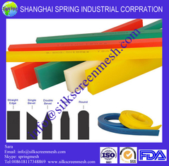 China Screen printing squeegee for polyester silk printing mesh PU1 supplier
