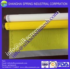China 120 mesh silk screen(7T-200T)/ white custom 100%  polyester t shirt silk screen printing mesh supplier
