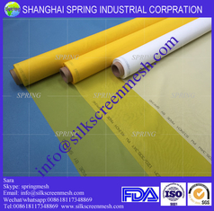 China 68T-64(173mesh) industrial polyester fabric mesh/screen printing mesh supplier
