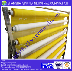 China 59T-64um(150mesh)yellow malha de monofilamento de poliester /Polyester Screen Printing Mesh supplier