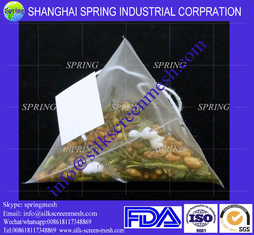 China 90 micron nylon or polyester tea bag filter mesh disc/filter bags supplier