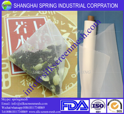China Manufacturer Drawstring Nylon Mesh Pyramid Empty Tea Bag With Tag/filter bags supplier