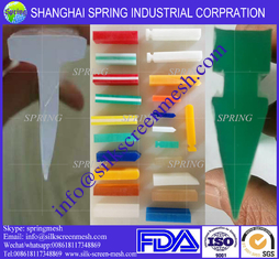 China Screen printing rubber squeegee for standard textile 75 shore supplier