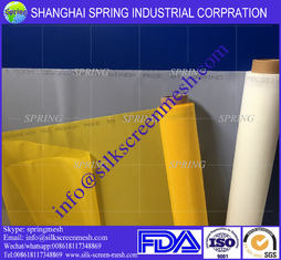 China High Tension White Color 110T Polyester Printing Mesh for Touch Screen supplier