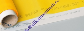 China Printing Swiss racing SEFAR mesh original authentic silk screen mesh white/ yellow supplier