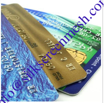 Plastics and Packaging - Credit Cards Printing Mesh