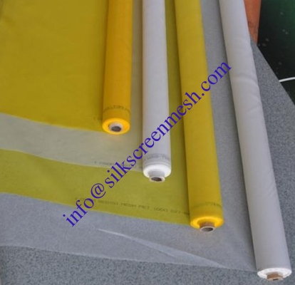 100% Poylester mesh screen printing mesh DPP61 Yellow/White/Orange/Black  boting cloth