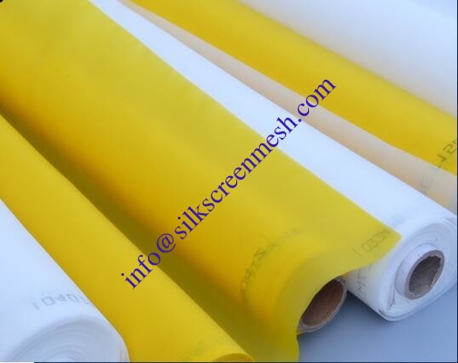 Polyester Screen Printing Mesh bolting cloth 100% poylester DPP120 yellow mesh