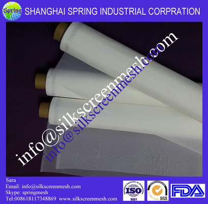 High-quality Polyester Screen Printing Mesh for T-shirts China Supplier DPP64,55um white/yellow