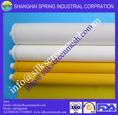 120 mesh silk screen(7T-200T)/ white custom 100%  polyester t shirt silk screen printing mesh