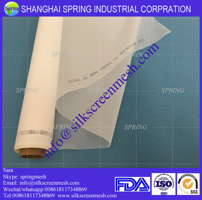 White screen meshes for textile printing(7T-200T)/polyester screen printing mesh