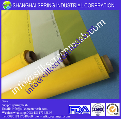 White screen meshes for textile printing(7T-200T)/polyester screen printing mesh