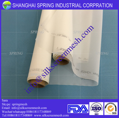 Top manufacturer polyester screen printing mesh 53T/Yellow or White/Polyester screen printing mesh