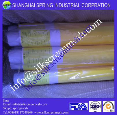 250 Mesh Count(100T) Silk Screen Printing Mesh Fabric/Polyester Screen Printing Mesh