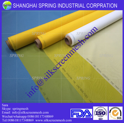 110T-40um(280mesh)White woven monofilament fabric/Screen Printing Mesh