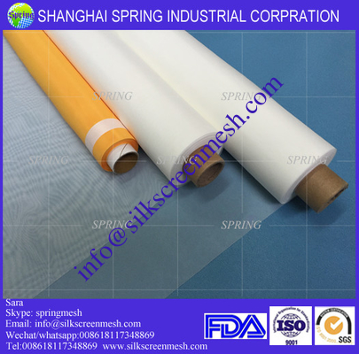 43T-80um(110mesh)white fine mesh screen/polyester materials/monofilament fabric/bolting cloth