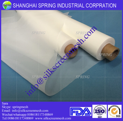 43T-80um(110mesh)white fine mesh screen/polyester materials/monofilament fabric/bolting cloth