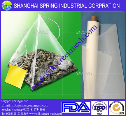 90 micron nylon or polyester tea bag filter mesh disc/filter bags