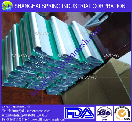 High quality China factory screen printing squeegee aluminum handle/screen printing squeegee aluminum handle