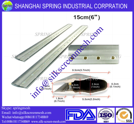 Manufacturer factory offer ISO screen printing materials of scoop coater, hinge, ink knife, aluminum squeegee handle