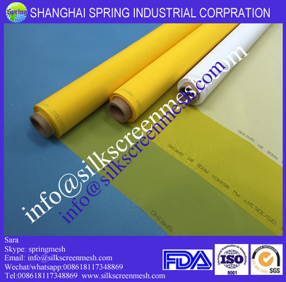 Low Elasticity Polyester Printing Fabric Rolls Range 0.1m-3.7m Free Samples Accepted For PCB