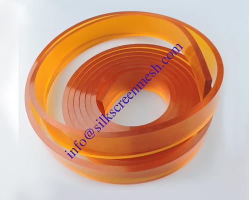 Polyurethane Silk Screen Squeegee Rubber Scraping Strip 4m / Roll Length