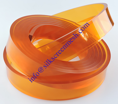 Polyurethane Silk Screen Squeegee Rubber Scraping Strip 4m / Roll Length