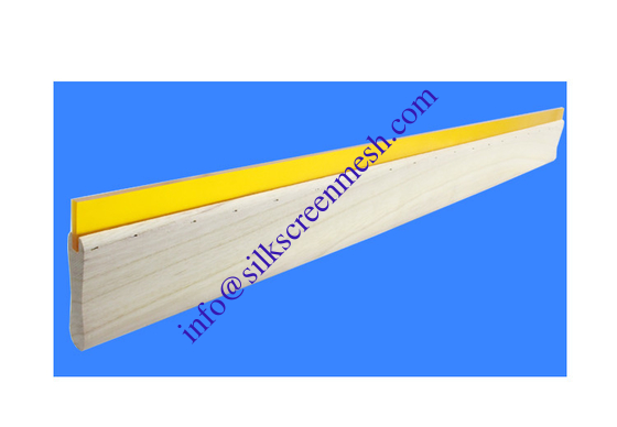 Silk Screen Scraper Wooden Squeegee Handle Water Oil Type High Hardness