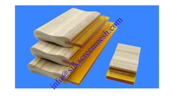 Silk Screen Scraper Wooden Squeegee Handle Water Oil Type High Hardness